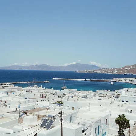 Central Local Living In Mykonos, Main Town